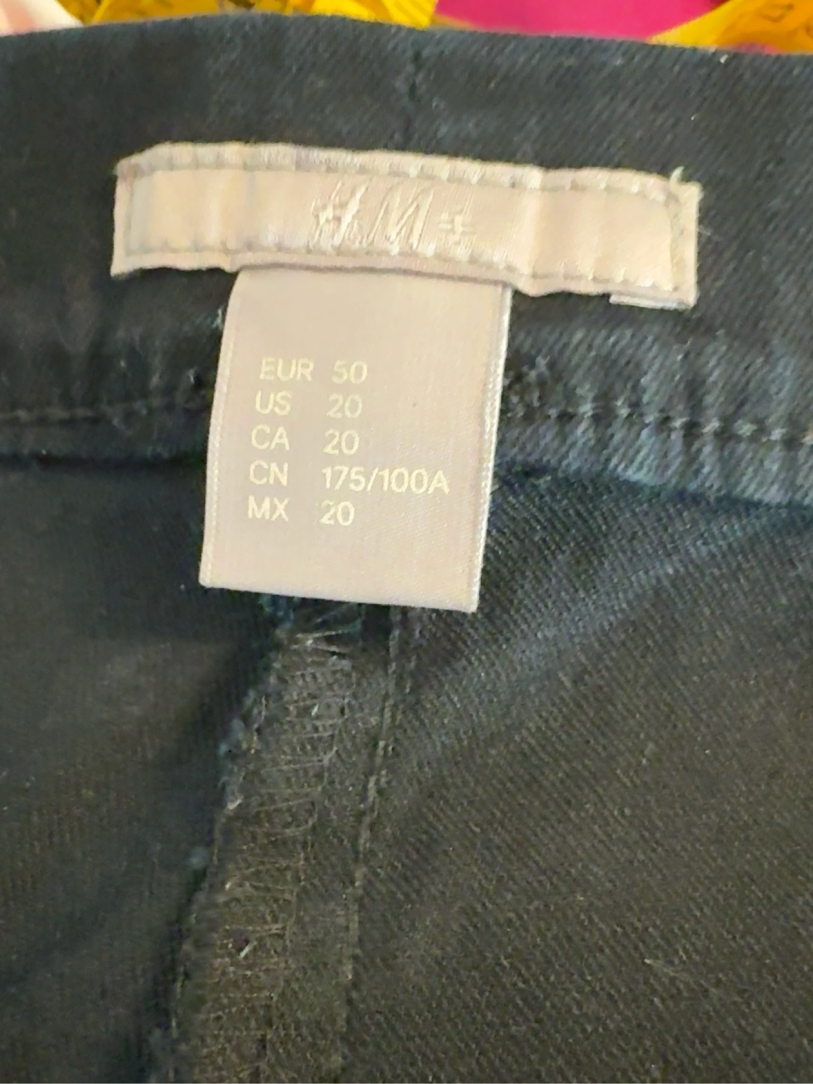 Elastische zwarte H&M damesbroek maat 50 comfortabel recht – photo 4